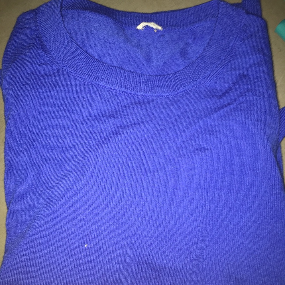 Royal blue sweater